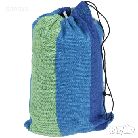 1722 Градински хамак от плат хамак люлка за къмпинг градина 190×80см, снимка 4 - Градински мебели, декорация  - 49761126