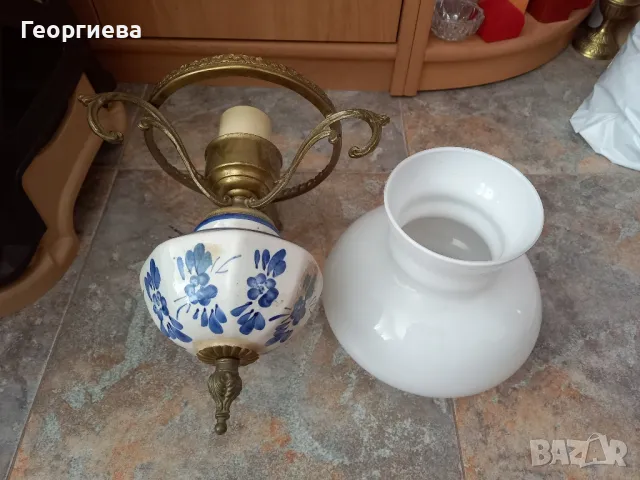 Красиви месингови аплици със порцелан , снимка 9 - Други - 50399507