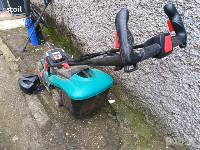 BOSCH Rotak 34 Li - Акумулаторна косачка за трева със зарядно, снимка 5 - Градинска техника - 53886281