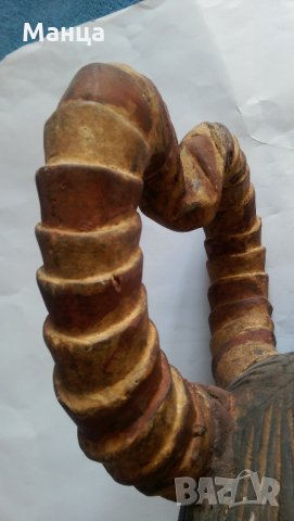 Стара Вуви маска шлем от Габон, снимка 7 - Антикварни и старинни предмети - 31609691