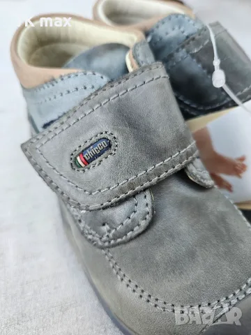👟 CHICCO №23 🇮🇹  ЧИСТО НОВИ ДЕТСКИ ИТАЛИАНСКИ КОЖЕНИ БОТИ , снимка 4 - Детски боти и ботуши - 55805535
