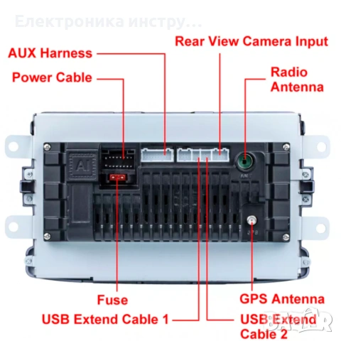 8″ Мултимедия за Renault & Dacia – Навигация, DSP, CarPlay, Bluetooth, снимка 5 - Аксесоари и консумативи - 53881836