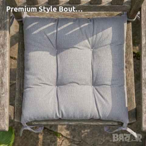 Капитонирана градинска възглавница - мека и удобна за пълен релакс, снимка 3 - Други стоки за дома - 53923969