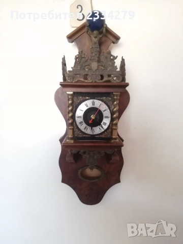 Стари стенни часовници в бароков и флоренциански стил. , снимка 4 - Антикварни и старинни предмети - 52017370