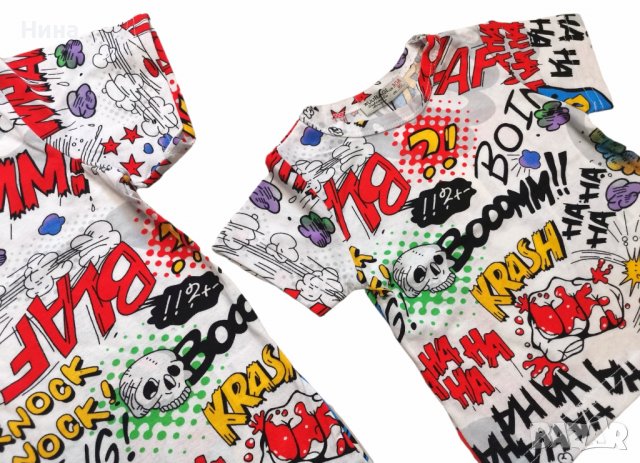 Цветна тениска, снимка 3 - Детски тениски и потници - 36975218