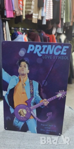 Prince-метална табела (плакет), снимка 2 - Китари - 54090895