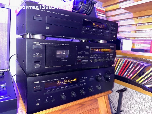 Сет на Yamaha - Yamaha RX-550 RS, Yamaha KX-670, Yamaha CDX-570, снимка 2 - Аудиосистеми - 54321126