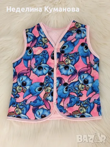 ✨️ Ушиване на детско елече с десени на любими герои, снимка 8 - Детски якета и елеци - 48819389