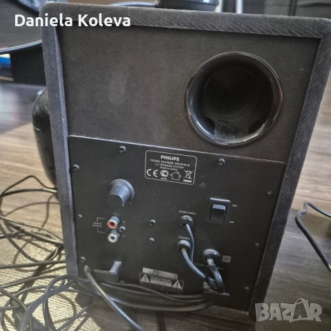 Philips spa 4310/10, 2.1 speaker system буфер и тонколони, снимка 4 - Аудиосистеми - 52503798