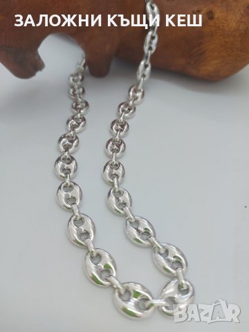 Сребърен мъжки ланец, 925 - 4, снимка 1 - Колиета, медальони, синджири - 37325394