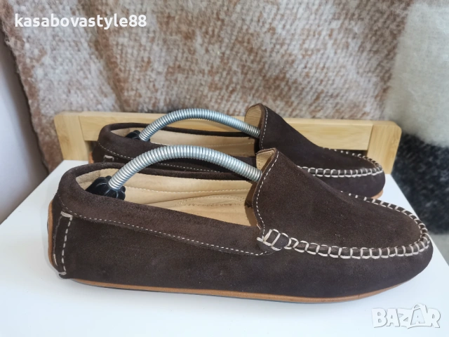 Мокасини Michel Note 39н.Естествен велур, снимка 9 - Дамски ежедневни обувки - 54217002