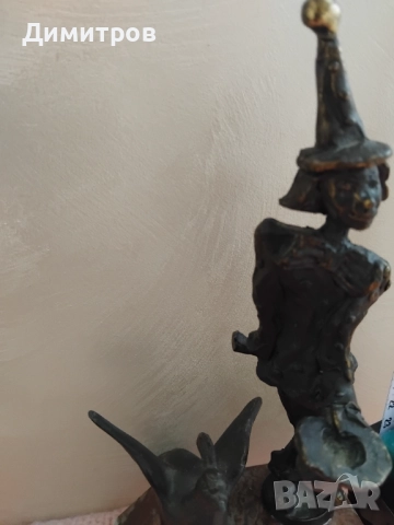 Скулптура пластика от бронз, снимка 3 - Антикварни и старинни предмети - 52787359