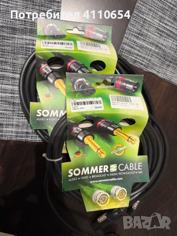 кабели от серията Sommer Cable Monolith