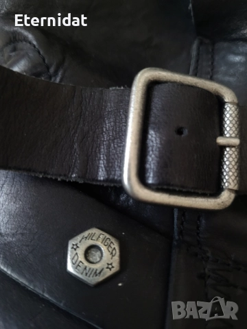 Черни боти ЕСТЕСТВЕНА кожа TOMMY HILFIGER , снимка 3 - Дамски боти - 51807809