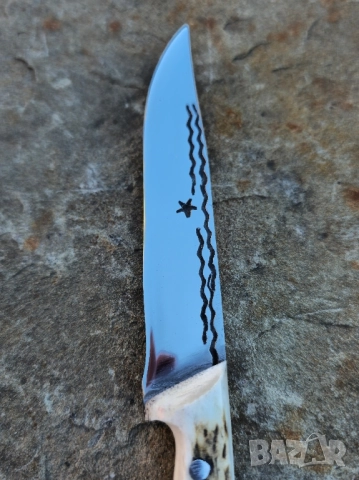 Ножче от еленски рог , снимка 8 - Ножове - 52113439