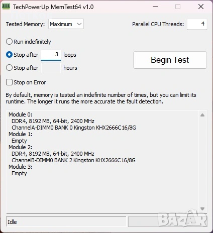 RAM Kingston HyperX FURY 16GB(2x8GB) DDR4 2666MHz CL16, снимка 4 - RAM памет - 53376914