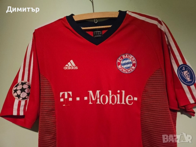 Adidas Michael Ballack Bayern Munich #13 2001 Soccer Jersey Shirt L football футболна тениска джърси, снимка 3 - Футбол - 52059670