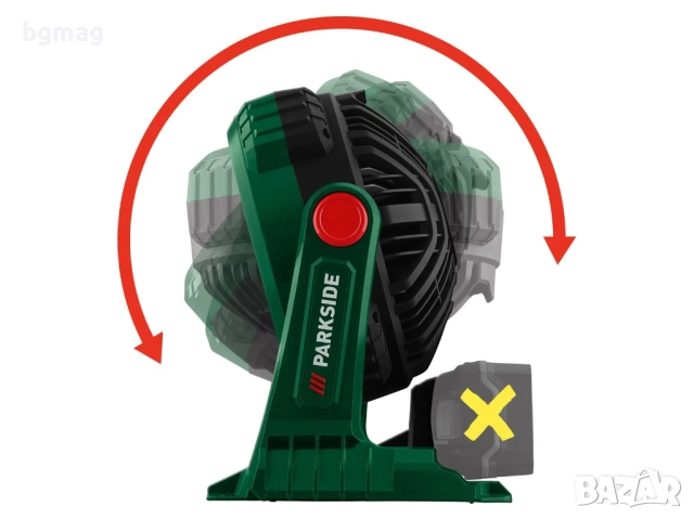 PARKSIDE акумулаторен вентилатор,20V PVA 20-Li C2, снимка 5 - Други инструменти - 51895941