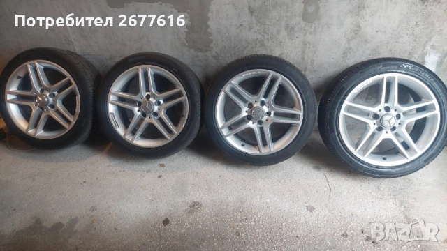 Джанти с гуми за мерцедес 17 - ки