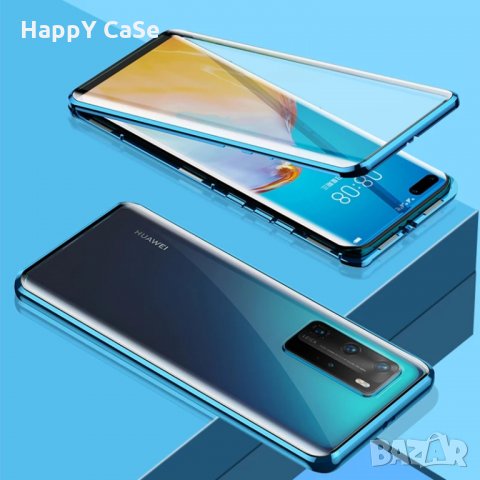 Huawei P40 Pro / P40 Lite / P40 Lite E / Двоен 360 градуса магнитен кейс калъф, снимка 5 - Калъфи, кейсове - 28645797