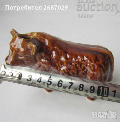 НЯКОЛКО броя различни Бик ТЕЛЕЦ крава животно керамика фигура статуетка, снимка 9 - Статуетки - 29262315