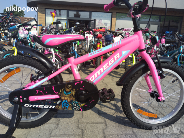 Детски велосипед 16" MASTER розов, снимка 3 - Велосипеди - 44583588