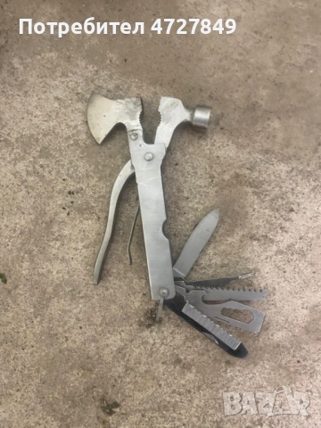 Спешно! Мултифункционална брадва 10-в-1 – Къмпинг инструмент с клещи и нож, снимка 2 - Други инструменти - 53370263