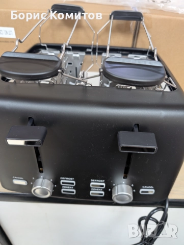 Тостер за четири филии, снимка 6 - Тостери - 52801706