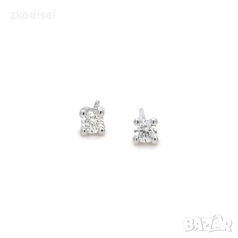Златни обеци с диаманти 0,34Ct. чистота:SI модел:42900-1