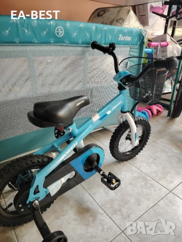 🚲 Детски велосипед Dech 12” със помощни колела, снимка 4 - Детски велосипеди, триколки и коли - 50587797