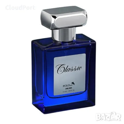 Мъжки комплект, Парфюм и часовник, Polo Air, Злато/Черно, снимка 5 - Мъжки - 50393962