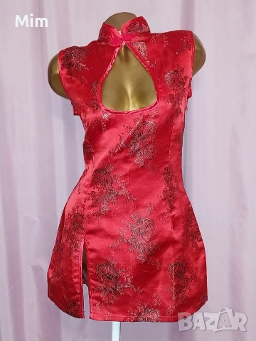 Cottelli Collection M /L Китайска червена,ориенталска рокля , снимка 3 - Рокли - 52787241