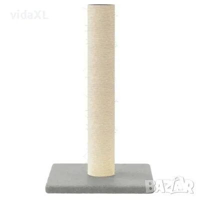 vidaXL Котешки стълб за драскане, светлосив, 22x22x45 см(SKU:171676), снимка 2 - За котки - 49348098