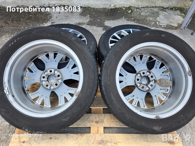 Лети джанти 18ки 5х114.3 Mitsubishi + летни гуми 225/55/18 Falken, снимка 10 - Гуми и джанти - 54012747