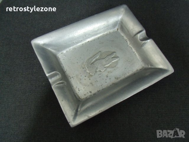 № 6684 стар метален пепелник - Z collection  - размер 18 / 15 / 3 см, снимка 2 - Други ценни предмети - 38957843