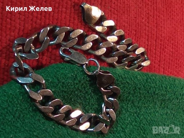 ВНУШИТЕЛНА СРЕБЪРНА ГРИВНА СРЕБРО 925 РЪЧНА ВИНТИДЖ АРТ ПЛЕТКА БИЖУТЕРСКА ИЗРАБОТКА 31202, снимка 15 - Гривни - 45940559