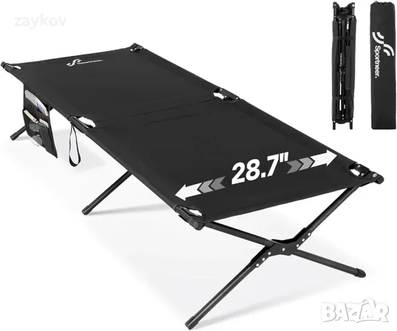 Къмпинг кошара Sportneer: 78,3"x28,7"x14,6" Удобна къмпинг кошара за пътуване