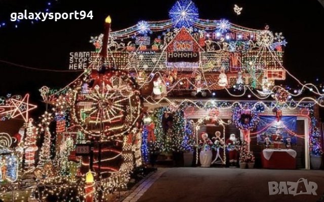 LED фигурки Коледна Украса ЛЕД коледни Фигури Звезда/ камбана/снежинка 2025г