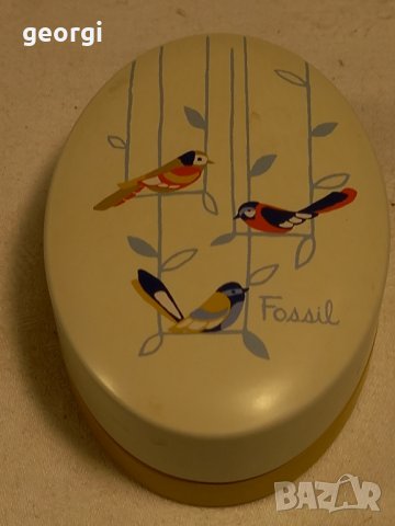 сребърен пръстен с камък Fossil , снимка 6 - Пръстени - 44278568