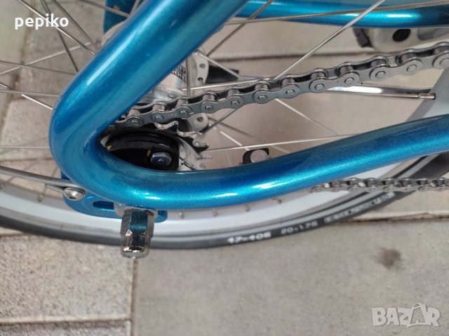 Продавам колела внос от Германия алуминиев сгъваем велосипед PONY SPORT 20 цола  SHIMANO STURMEY ARC, снимка 4 - Велосипеди - 33912226