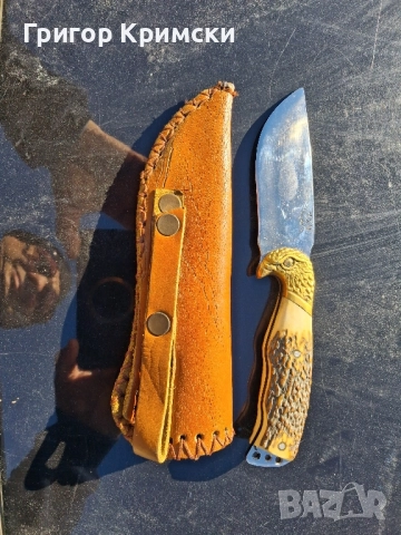 Ловджийски нож, снимка 2 - Антикварни и старинни предмети - 52227313