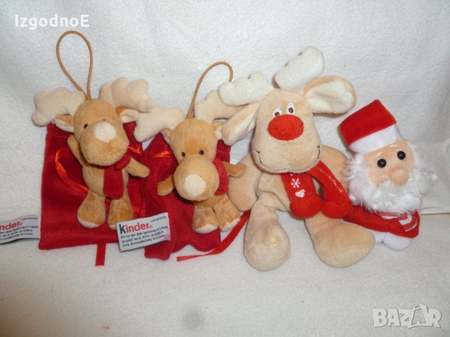 Малки Коледни плюшени играчки Киндер, снимка 2 - Плюшени играчки - 30764633