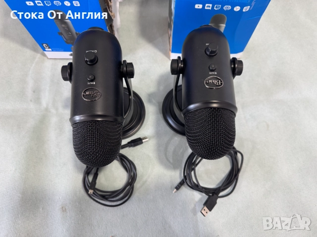 Настолен микрофон Logitech Blue YETI, снимка 4 - Друга електроника - 52550094