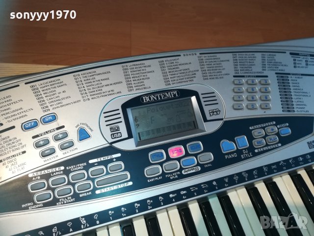 bontempi model pm747 внос germany 1401211442, снимка 11 - Синтезатори - 31421933