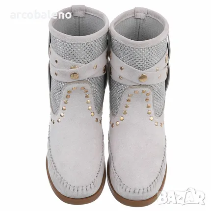 Дамски уестърн и байкерски ботуши, 3цвята , снимка 9 - Дамски ботуши - 50319532