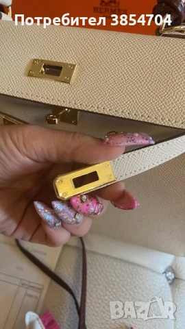 чанта Ермес Mini Kelly 28см*Кели*HERMES KELLY, снимка 12 - Чанти - 43483309
