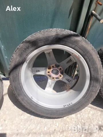 Джанти с гуми Michelin  17 цола смъкнати от Пежо. 7J  x  17   H2     , снимка 11 - Гуми и джанти - 56074523
