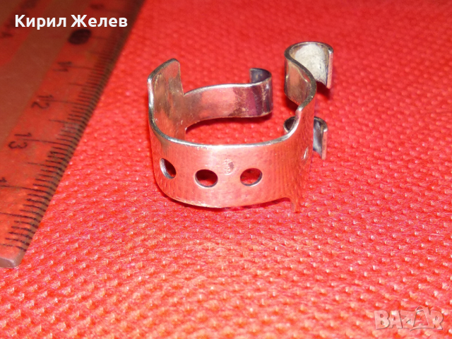 ШИКОЗЕН РЕГУЛЕРУЕМ МАРКОВ АРТ СРЕБЪРЕН ПРЪСТЕН СРЕБРО 950 ПРОБА УНИКАЛЕН ДИЗАЙНЕРСКИ МОДЕЛ 41892, снимка 12 - Пръстени - 44610056