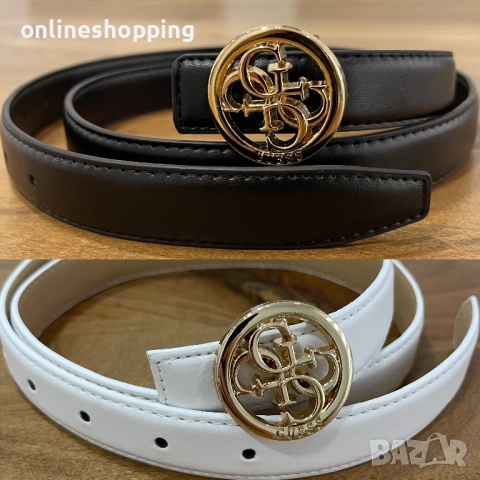 **НОВИ** луксозни GUESS кожени колани в 2 различни цвята