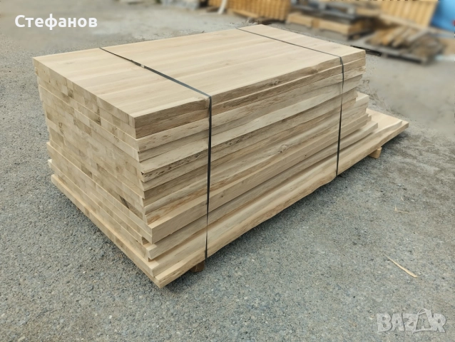 Масивни слепени дъбови плотове за маси, снимка 2 - Маси - 51431560